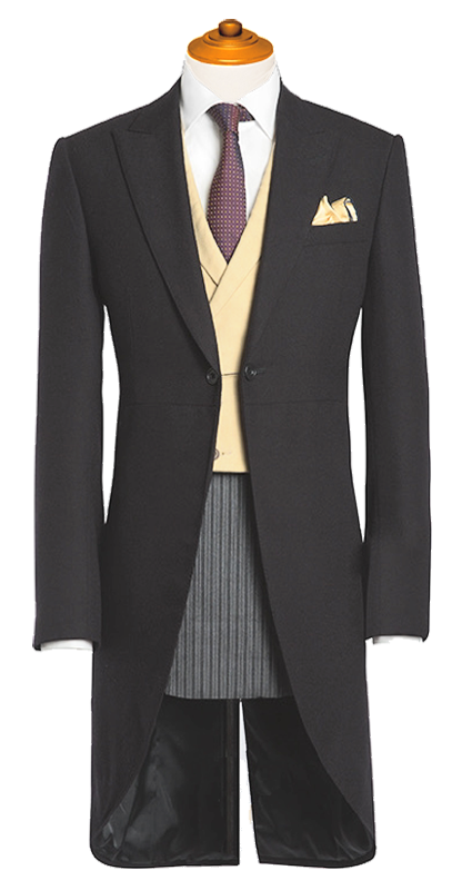 bespoke tailored mmorning suit