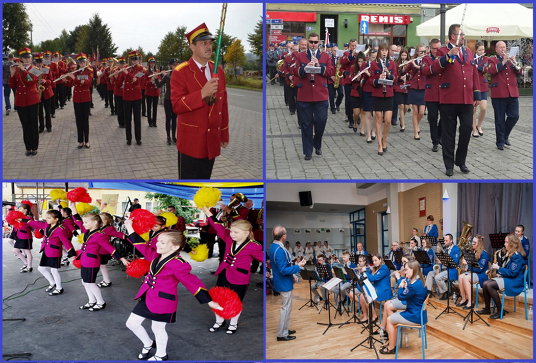 Orchestras in uniforms producing with WELTMEX